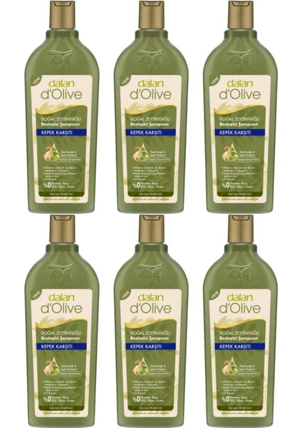 Şampuan Zeytinyağlı Kepek Karşıtı Besleyici 400 Ml 6 Adet