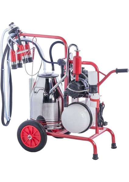 KM04095 Tek Sağım Tek Güğüm Süt Sağım Makinesi 30 Litre (Yağlı)