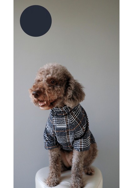 Shadogmode Plaid Köpek Yağmurluk