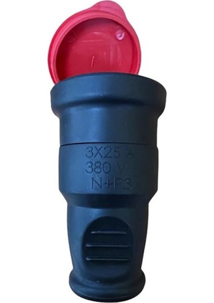 3X25 Kauçuk Trifaze Dişi Priz fiyatları