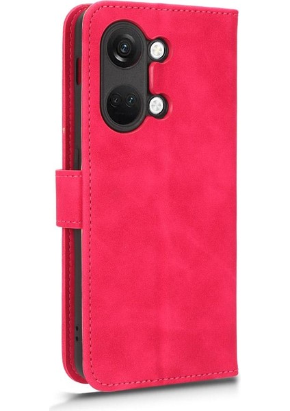 Oneplus Ace 2V Kart Ekleme Deri Için Kılıf Folio Flip Case Tam (Yurt Dışından)