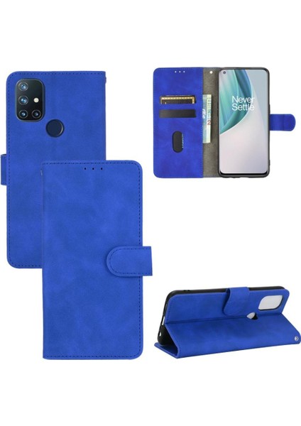 Oneplus Nord N10 Koruyucu Kapak Kartı Ekleme Deri Folyo Için Kılıf (Yurt Dışından)