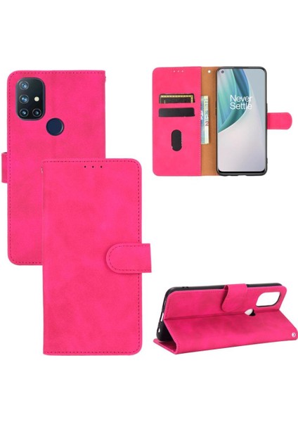 Oneplus Nord N10 Koruyucu Kapak Kartı Ekleme Deri Folyo Için Kılıf (Yurt Dışından)