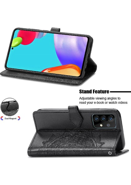 Samsung A72 5g Basit Iş Darbeye Zarif Desen Flip Case (Yurt Dışından) modelleri