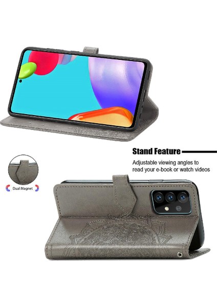 Samsung A72 5g Basit Iş Darbeye Zarif Desen Flip Case (Yurt Dışından) fiyatları
