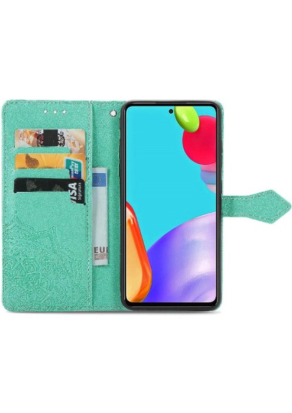 Samsung Case 5g Flip Kapak Için Kılıf Darbeye Deri Kılıf Basit Desen (Yurt Dışından)
