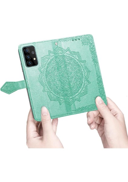 Samsung Case 5g Flip Kapak Için Kılıf Darbeye Deri Kılıf Basit Desen (Yurt Dışından)