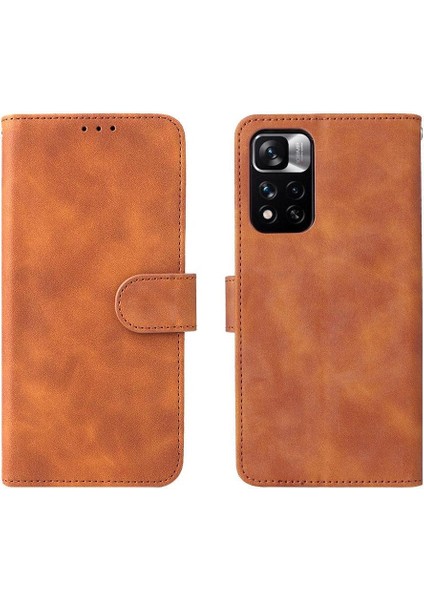 Xiaomi Redmi Için Kılıf NOTE11 5g Deri Folio Flip Case Tam Koruma (Yurt Dışından)