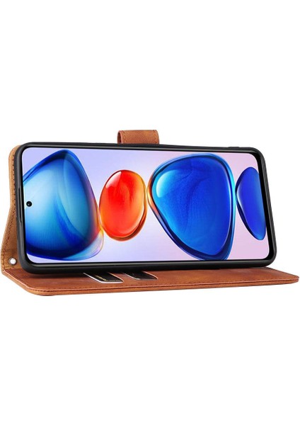 Xiaomi Redmi Için Kılıf NOTE11 5g Deri Folio Flip Case Tam Koruma (Yurt Dışından)