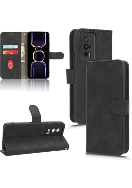 Xiaomi Redmi Için Kılıf K60/K60 Pro Deri Folio Flip Case Koruyucu (Yurt Dışından)