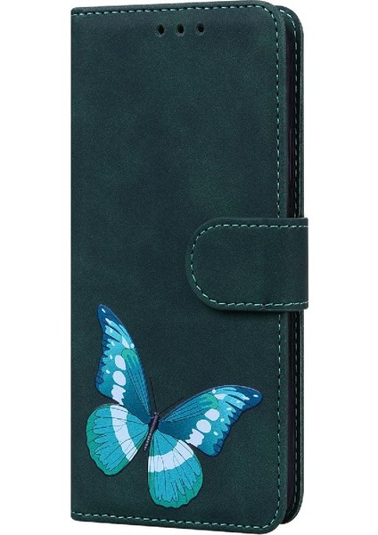 Honor X6 Için Kılıf/x8 5g Flip Folio Kapak Kelebek Cüzdan Kart Yuvaları Renk (Yurt Dışından)
