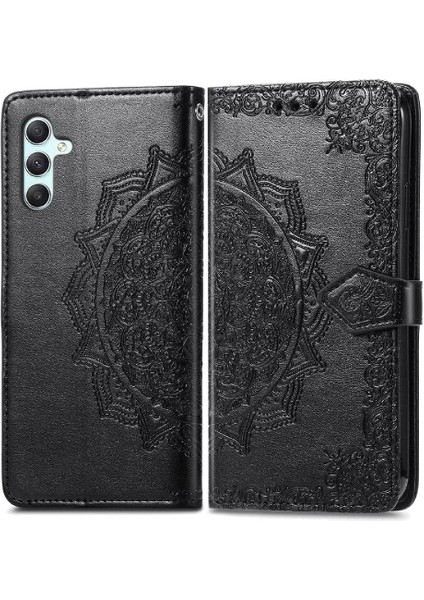 Samsung A34 5g Için Kılıf Zarif Desen Deri Kılıf Darbeye Çevir (Yurt Dışından)