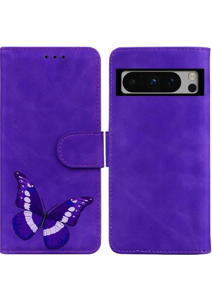 Google Piksel 8 Pro Kart Yuvaları Için Kılıf Flip Folio Kapak Cüzdan Renk (Yurt Dışından)