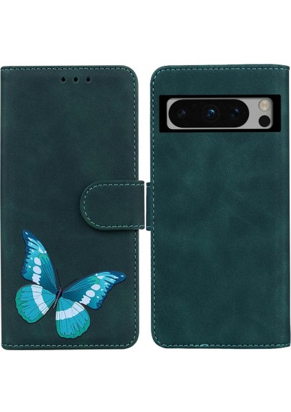 Google Piksel 8 Pro Kart Yuvaları Için Kılıf Flip Folio Kapak Cüzdan Renk (Yurt Dışından)