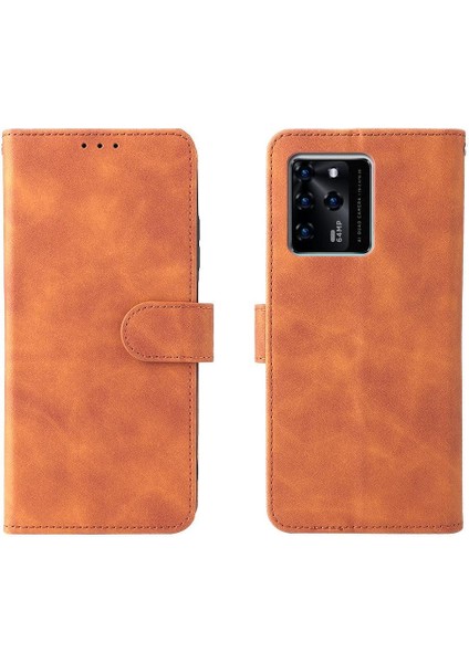 Kart Tutucu Kickstand Tam Koruma Folyo ile Zte Blade V30 Için Kılıf (Yurt Dışından)