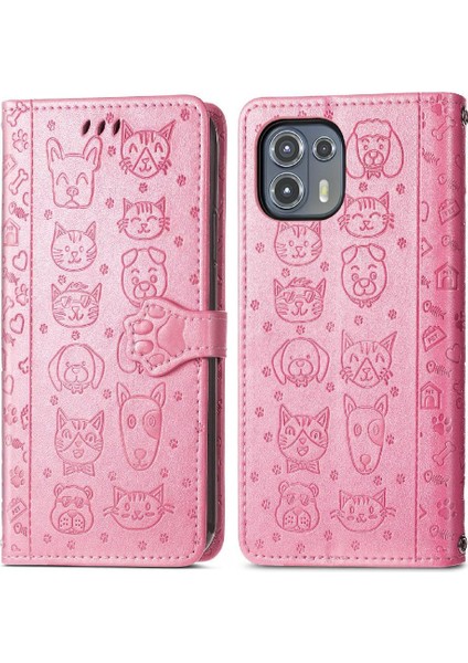 Moto Kenar 20 Lite Kılıf Için Kılıf Kısa Kayış Kapak Kapak Karikatür (Yurt Dışından)