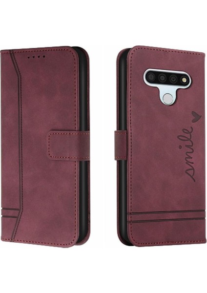 Lg Stylo 6 Kart Yuvaları Kapak Için Telefon Kılıfı El Kayışı Flip Folio Cüzdan Pu (Yurt Dışından)