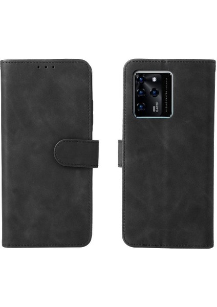 Kart Tutucu Kickstand Tam Koruma Folyo ile Zte Blade V30 Için Kılıf (Yurt Dışından)