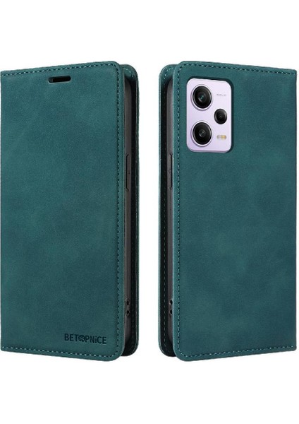 Xiaomi Redmi Için Not 12 Pro Manyetik Koruyucu Folio Cüzdan Pu (Yurt Dışından)