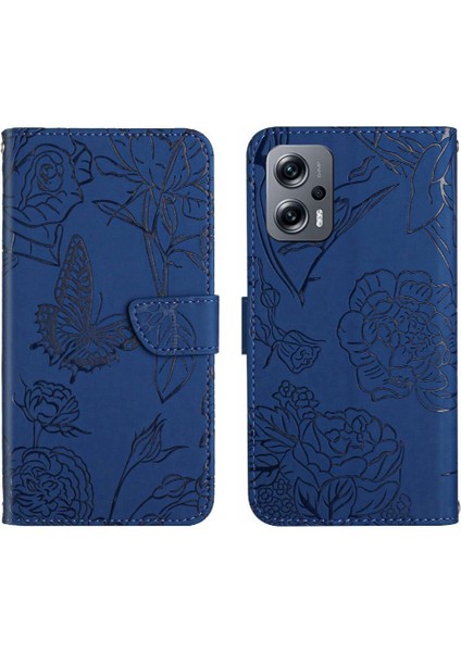 Xiaomi Poco X4 Gt Pu Deri Flip Kapak Bilek Kayışı Deri ile (Yurt Dışından)
