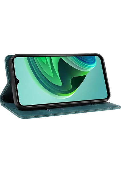 Xiaomi Redmi Not 10 Için Kılıf 5g Koruyucu Folio Cüzdan Manyetik Pu (Yurt Dışından)
