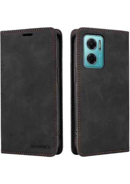 Xiaomi Redmi Not 10 Için Kılıf 5g Koruyucu Folio Cüzdan Manyetik Pu (Yurt Dışından)