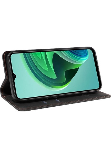 Xiaomi Redmi Not 10 Için Kılıf 5g Koruyucu Folio Cüzdan Manyetik Pu (Yurt Dışından)