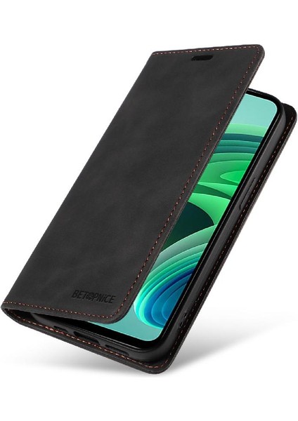 Xiaomi Redmi Not 10 Için Kılıf 5g Koruyucu Folio Cüzdan Manyetik Pu (Yurt Dışından)