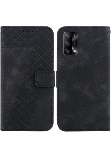 Telefon Kılıfı Için Oppo A95 4G/A74 4g Flip Folio Kapak Pu Deri Kart Yuvası (Yurt Dışından)