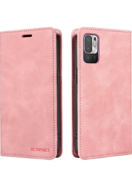 Xiaomi Redmi Için Not 10 5g Manyetik Koruyucu Folio Cüzdan Pu (Yurt Dışından)