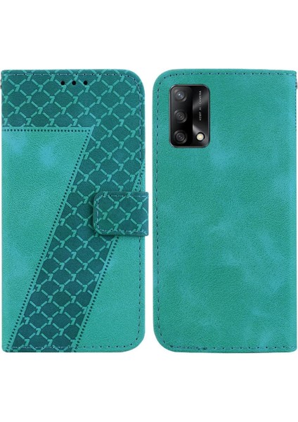 Telefon Kılıfı Için Oppo A95 4G/A74 4g Flip Folio Kapak Pu Deri Kart Yuvası (Yurt Dışından)