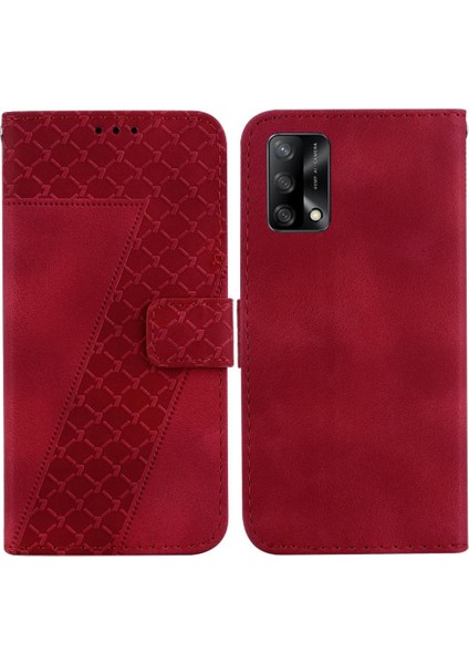 Telefon Kılıfı Için Oppo A95 4G/A74 4g Flip Folio Kapak Pu Deri Kart Yuvası (Yurt Dışından)