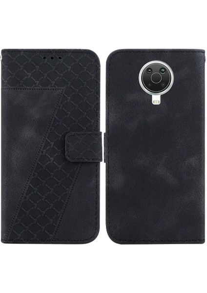 Nokia G20/G10 Cüzdan Kart Yuvası Fonksiyonu Için Telefon Kılıfı Kabartmalı Desen Pu (Yurt Dışından)