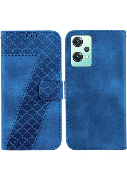 Oneplus Nord Ce 2 Lite Için Telefon Kılıfı 5g Flip Folio Kapak Kabartmalı Desen (Yurt Dışından)