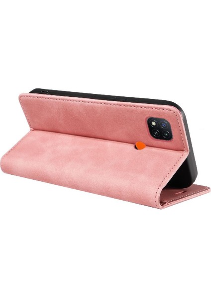 Bdt Shop Xiaomi Poco C3 Için Folio Cüzdan Manyetik Pu Deri Koruyucu Kılıf (Yurt Dışından)