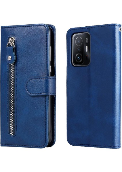 Xiaomi 11T/11T Pro 5g Deri Kart Yuvası Tutucular Fermuar Kapak (Yurt Dışından)
