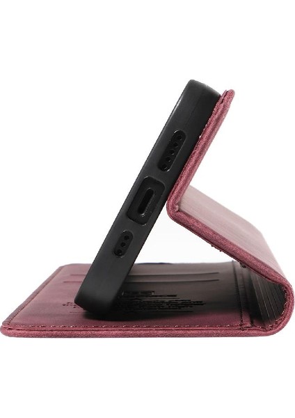 Bdt Shop Xiaomi Poco C3 Için Folio Cüzdan Manyetik Pu Deri Koruyucu Kılıf (Yurt Dışından)