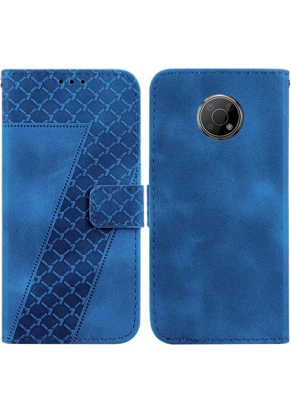 Nokia G300 Cüzdan Kart Yuvası Fonksiyonu Için Telefon Kılıfı Kabartmalı Desen Flip (Yurt Dışından)