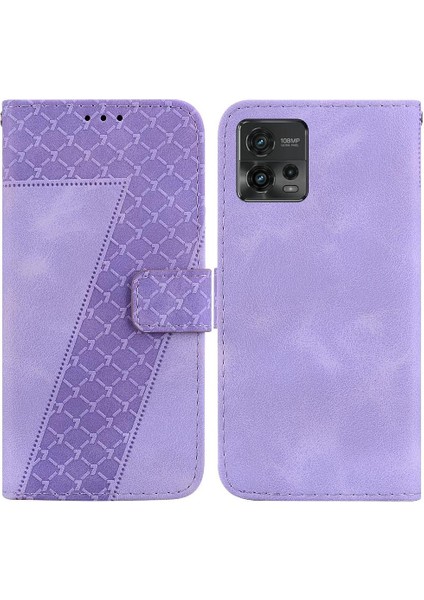 Motorola Moto G72 Için Telefon Kılıfı Cüzdan Flip Folio Kapak Kart Yuvası Desen (Yurt Dışından)