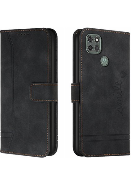 Motorola Moto G9 Güç Flip Folio Cüzdan Kart Yuvaları Kapak Için Telefon Kılıfı (Yurt Dışından) indirimleri