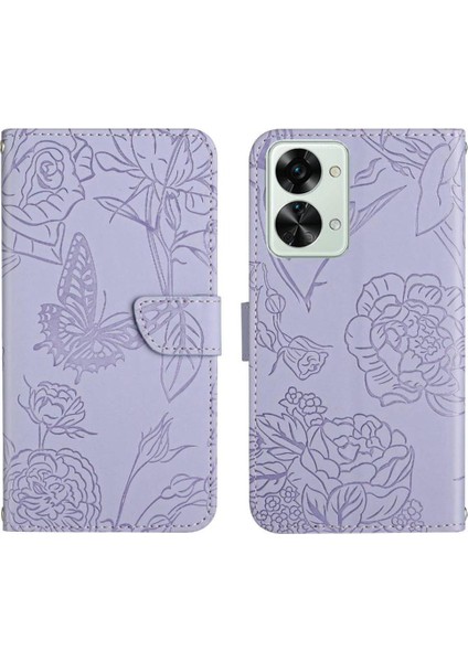 Oneplus Nord 2t 5g Için Kılıf Pu Deri Kapak Çevirin Darbeye Deri Kılıf (Yurt Dışından)