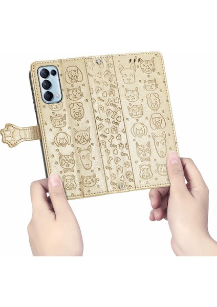 Oppo Oppo 5 Için Kılıf Deri Kılıf Kısa Kayış Kapak Çevirin Karikatür Hayvanlar (Yurt Dışından) fırsatları