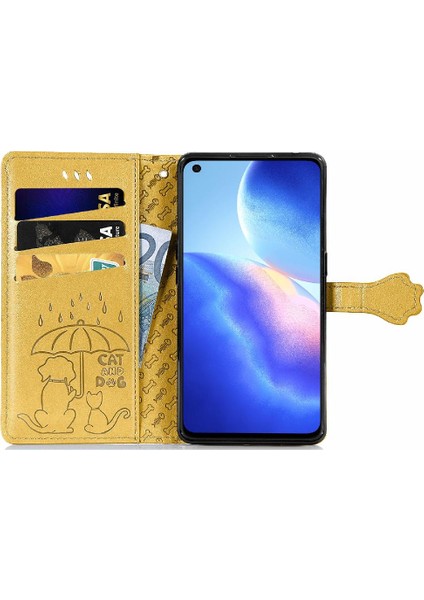 Oppo Oppo 5 Için Kılıf Deri Kılıf Kısa Kayış Kapak Çevirin Karikatür Hayvanlar (Yurt Dışından) fiyatları