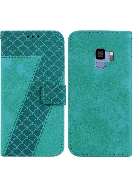 Samsung Galaxy S9 Flip Folio Kapak Için Telefon Kılıfı Cüzdan Pu Deri Kart (Yurt Dışından)