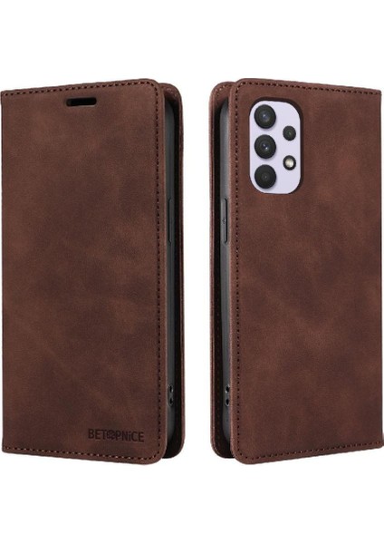 Samsung Galaxy A32 4g Pu Deri Koruyucu Manyetik Folio Cüzdan (Yurt Dışından)
