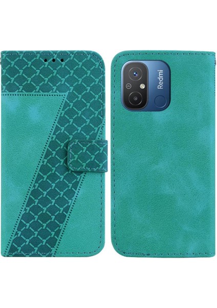 Telefon Kılıfı Için Xiaomi Redmi 12C Pu Deri Cüzdan Çevir Folio Kapak Desen (Yurt Dışından)