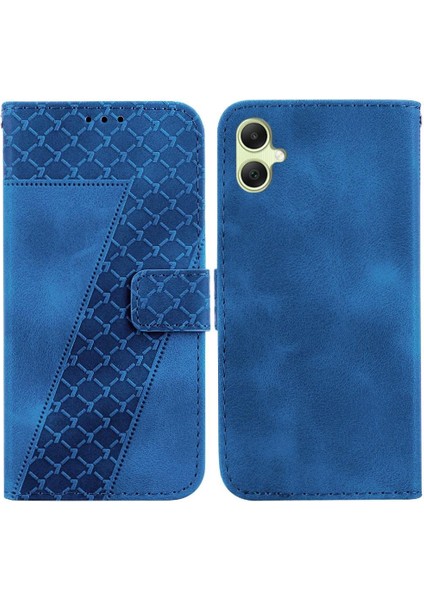 Samsung Galaxy A05 Kabartmalı Desen Pu Deri Flip Folio Kapak (Yurt Dışından)