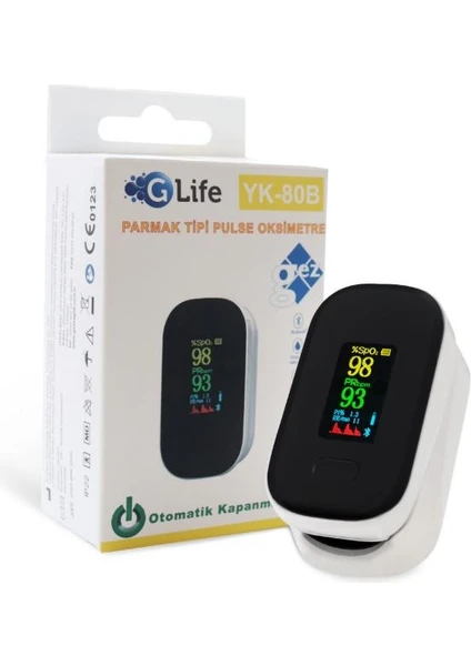 YK-80B Alarmlı Renkli Ekran Parmak Tipi Pulse Oksimetre