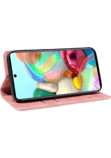 Samsung Galaxy A71 4g Pu Deri Koruyucu Folio Cüzdan Manyetik (Yurt Dışından)