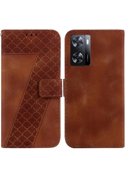Oneplus Nord N20 Se Kabartmalı Desen Flip Folio Kapak Pu Için Telefon Kılıfı (Yurt Dışından)